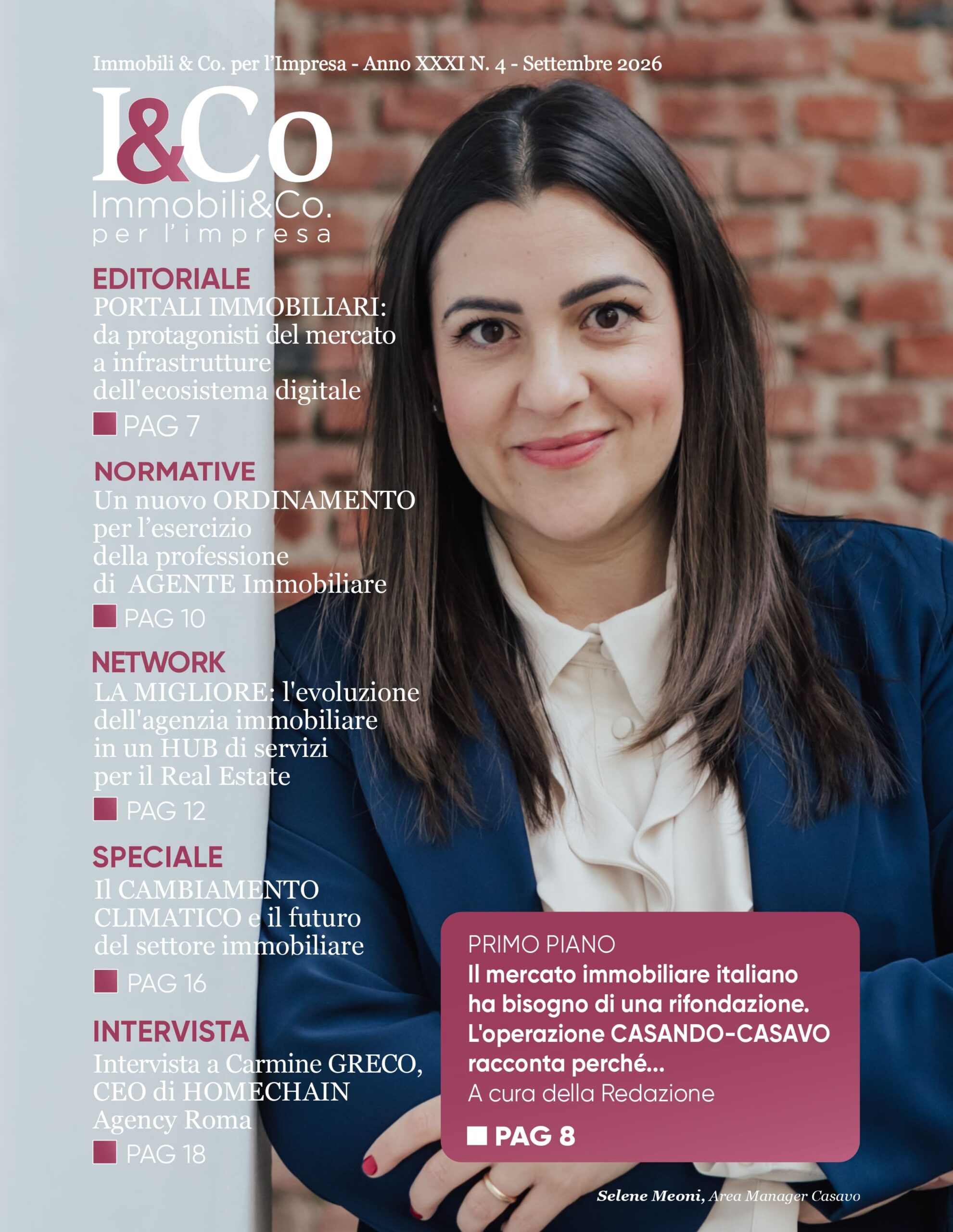 Copertina I&Co. N.4 SETTEMBRE 2026